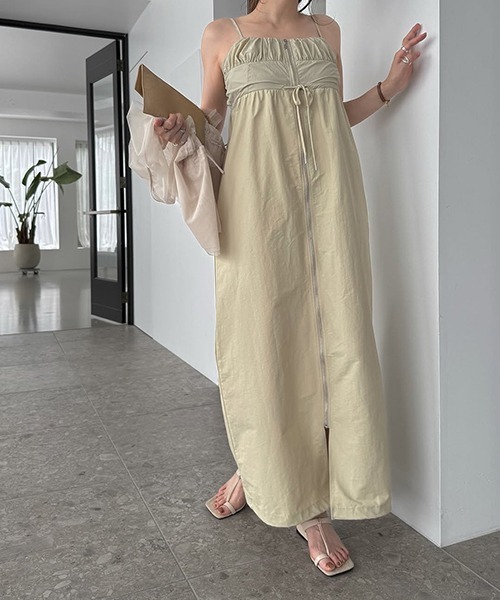 willfully オケージョンドレス ワンピース タン WILLFULLY official web store（ウィルフリーコウシキツウハン）商品