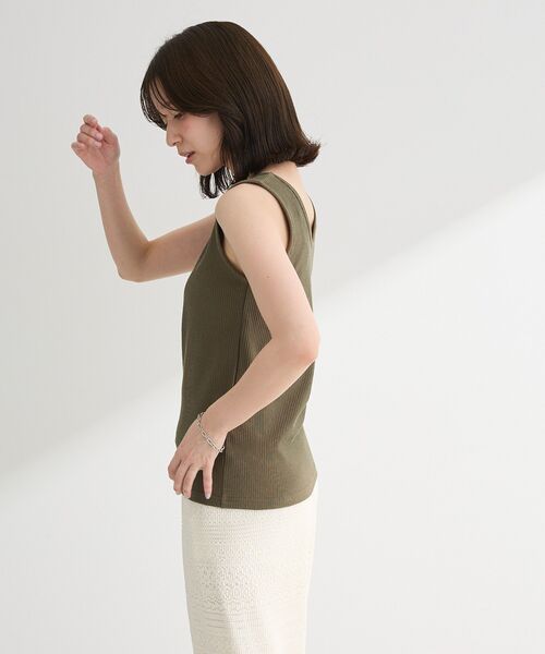 Y-3 グリーン タンクトップ M Y-3 ワイスリー タンクトップ M RUN TANK IN8745 メンズ