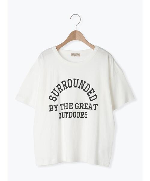 セール】【オーガニックコットン】ロゴプリントTシャツ（Tシャツ