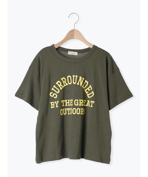 セール】【オーガニックコットン】ロゴプリントTシャツ（Tシャツ
