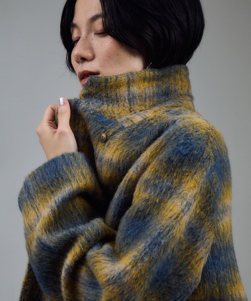 SALON adam et rope'（サロン アダム エ ロペ）の「BALLIシャギージャケットコート / セットアップ対応（その他アウター・レディース・イエロー系その他/グレー系その他・FREE）」の11枚目の写真