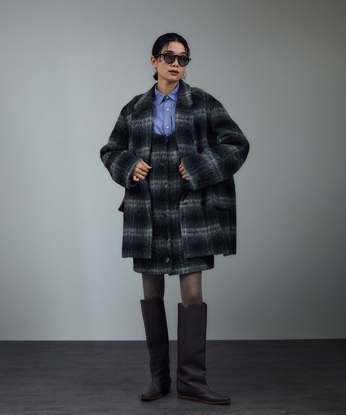 シャギージャケットコート シャギージャケットコート – poláura OFFICIAL ONLINE STORE