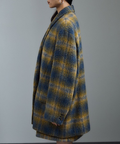 SALON adam et rope'（サロン アダム エ ロペ）の「BALLIシャギージャケットコート / セットアップ対応（その他アウター・レディース・イエロー系その他/グレー系その他・FREE）」の21枚目の写真