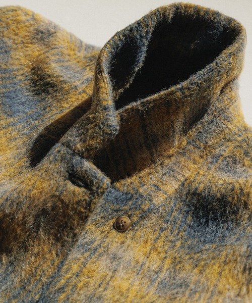 SALON adam et rope'（サロン アダム エ ロペ）の「BALLIシャギージャケットコート / セットアップ対応（その他アウター・レディース・イエロー系その他/グレー系その他・FREE）」の3枚目の写真