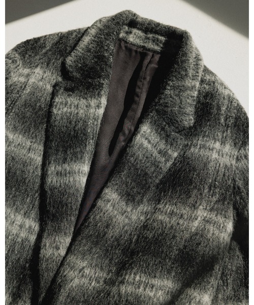 SALON adam et rope'（サロン アダム エ ロペ）の「BALLIシャギージャケットコート / セットアップ対応（その他アウター・レディース・イエロー系その他/グレー系その他・FREE）」の4枚目の写真