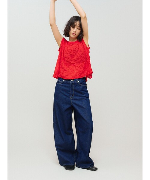 セール】MIDIUMISOLID for Ladies シアーワッシャーベスト