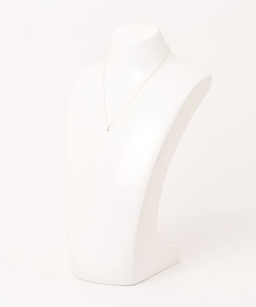 TAKE-UP（テイクアップ）の「【WEB限定商品】K18 ダイヤモンド ソリティアネックレス ( PG)（ネックレス・レディース・ピンクゴールド・FREE）」の6枚目の写真