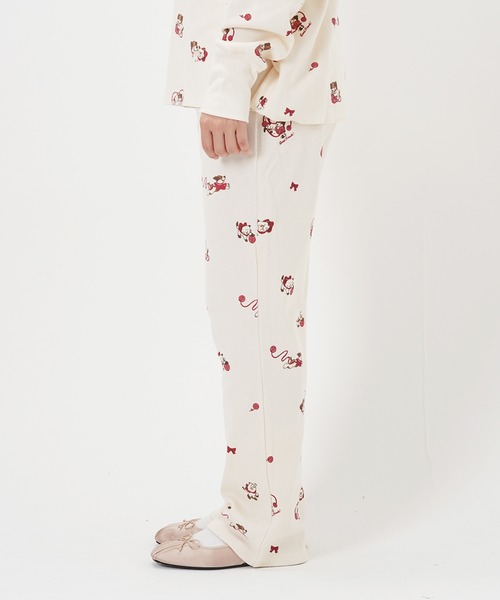 Common Noun（コモン ナウン）の「“CAT”＆“DOG” Midori Nakajima サーマルパンツ（その他パンツ・レディース・オフホワイト/グレー・M/L）」の13枚目の写真
