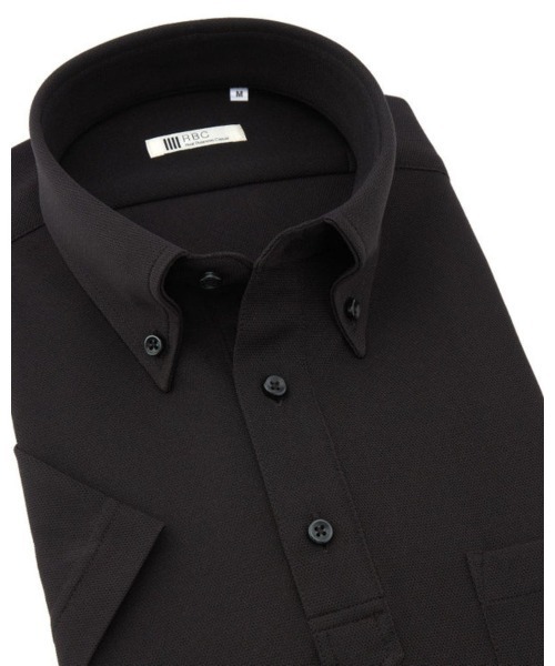 SUIT SELECT(スーツセレクト)の「【WEB限定】【RBC/半袖】ボタンダウンビズポロシャツ プルオーバータイプ/4S(ポロシャツ・メンズ・グレー/ブラック系/ネイビー・SMALL/MEDIUM/LARGE/X-LARGE)」の13枚目の写真