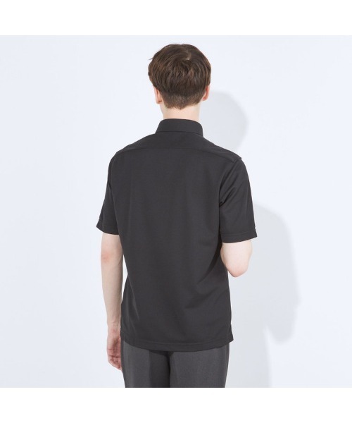 SUIT SELECT(スーツセレクト)の「【WEB限定】【RBC/半袖】ボタンダウンビズポロシャツ プルオーバータイプ/4S(ポロシャツ・メンズ・グレー/ブラック系/ネイビー・SMALL/MEDIUM/LARGE/X-LARGE)」の8枚目の写真