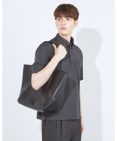 SUIT SELECT(スーツセレクト)の「【WEB限定】【RBC/半袖】ボタンダウンビズポロシャツ プルオーバータイプ/4S(ポロシャツ・メンズ・グレー/ブラック系/ネイビー・SMALL/MEDIUM/LARGE/X-LARGE)」の18枚目の写真