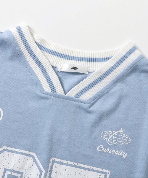 algy（アルジー）の「ナンバリングBIGT（Tシャツ/カットソー・キッズ・サックスブルー/オフホワイト/ブラック・SMALL/MEDIUM/X-SMALL/XX-SMALL）」の10枚目の写真
