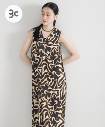 ATON LINEN VELVET TANK TOP DRESS（ワンピース）｜ATON