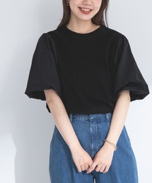 URBAN RESEARCH Sonny Label | 『WEB限定』異素材バルーンスリーブプルオーバー(Tシャツ/カットソー)