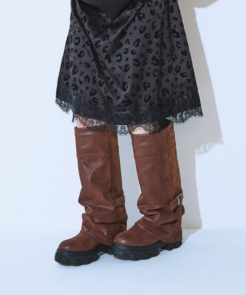 JEANASIS（ジーナシス）の「ルーズFITロングブーツ/581263（ブーツ