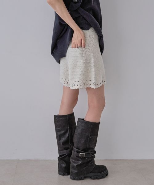 JEANASIS（ジーナシス）の「ルーズFITロングブーツ/581263（ブーツ・レディース・ブラウン/ブラック・MEDIUM/LARGE）」の11枚目の写真