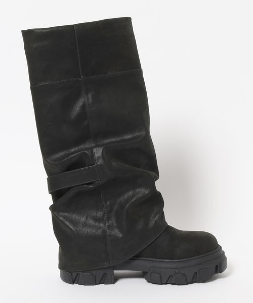 琴羽❁悪性腫瘍闘病□ジーナシス　ルーズFITロングブーツ ルーズFITロングブーツ/581263（ブーツ）｜JEANASIS（ジーナシス