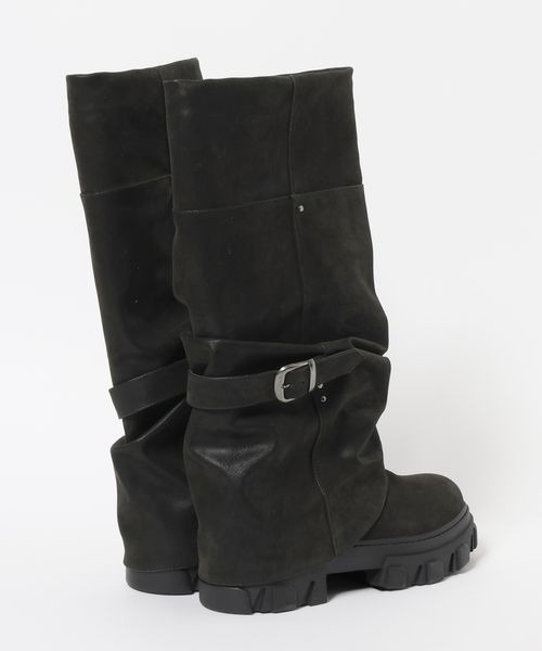 JEANASIS（ジーナシス）の「ルーズFITロングブーツ/581263（ブーツ・レディース・ブラウン/ブラック・MEDIUM/LARGE）」の8枚目の写真