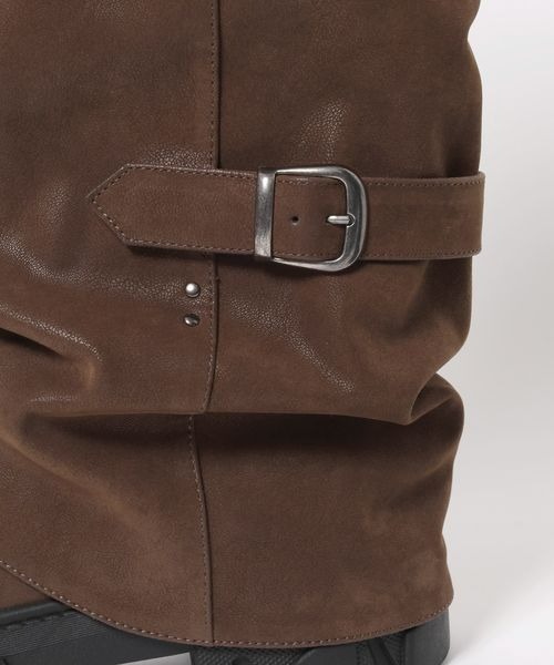 JEANASIS（ジーナシス）の「ルーズFITロングブーツ/581263（ブーツ・レディース・ブラウン/ブラック・MEDIUM/LARGE）」の3枚目の写真