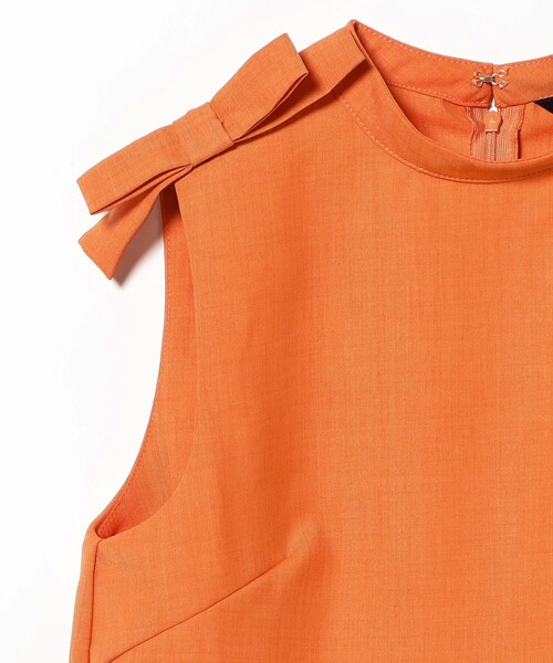 Sister Jane（シスタージェーン）の「sister jane / Neroli Bow Crop Top（シャツ/ブラウス・レディース・オレンジ・SMALL）」の4枚目の写真