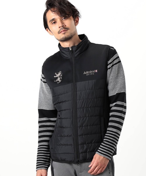 NICOLE CLUB FOR MEN(ニコルクラブフォーメン)の「【NICOLE SPORTS】Admiral別注パテッドベスト(その他アウター・メンズ・ホワイト×ブラック/ブラック×ブラック・MEDIUM/LARGE/X-LARGE)」の9枚目の写真