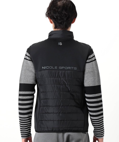 NICOLE CLUB FOR MEN(ニコルクラブフォーメン)の「【NICOLE SPORTS】Admiral別注パテッドベスト(その他アウター・メンズ・ホワイト×ブラック/ブラック×ブラック・MEDIUM/LARGE/X-LARGE)」の11枚目の写真