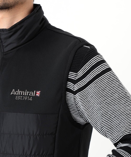 NICOLE CLUB FOR MEN(ニコルクラブフォーメン)の「【NICOLE SPORTS】Admiral別注パテッドベスト(その他アウター・メンズ・ホワイト×ブラック/ブラック×ブラック・MEDIUM/LARGE/X-LARGE)」の15枚目の写真