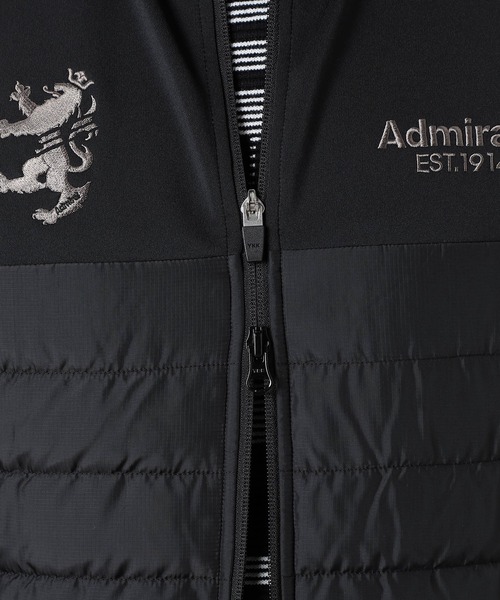 NICOLE CLUB FOR MEN(ニコルクラブフォーメン)の「【NICOLE SPORTS】Admiral別注パテッドベスト(その他アウター・メンズ・ホワイト×ブラック/ブラック×ブラック・MEDIUM/LARGE/X-LARGE)」の18枚目の写真