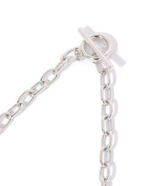 BAYFLOW(ベイフロー)の「ハートチャームネックレス(ネックレス・レディース・イエロー/ライトグレー・FREE)」の4枚目の写真