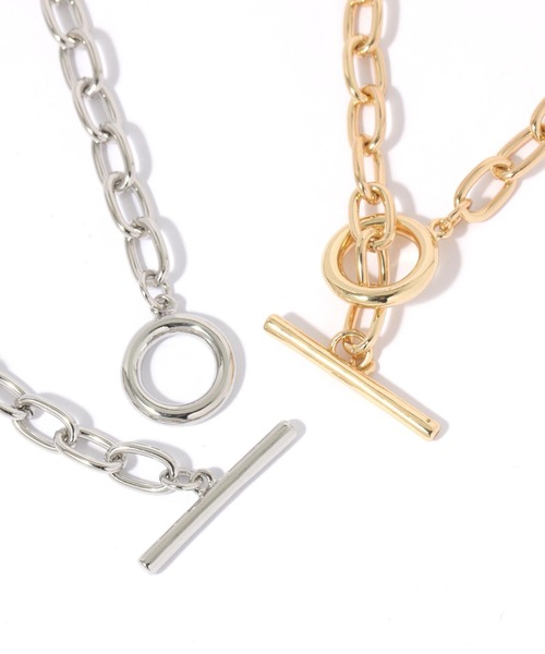 BAYFLOW(ベイフロー)の「ハートチャームネックレス(ネックレス・レディース・イエロー/ライトグレー・FREE)」の5枚目の写真