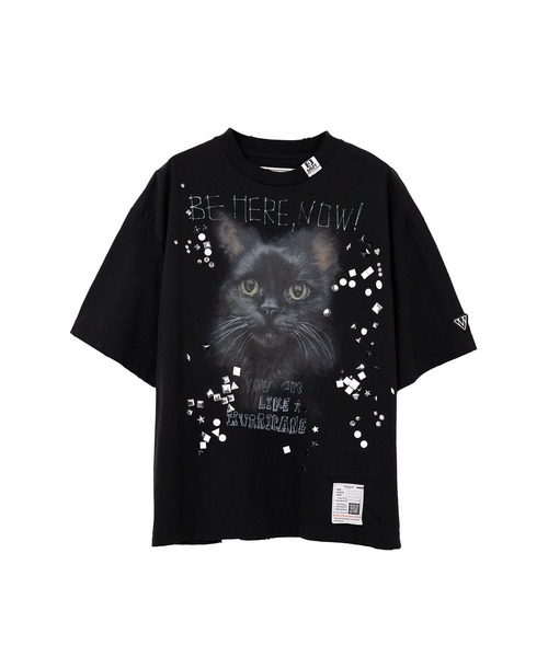 MIHARAYASUHIRO/ミハラヤスヒロ】EMBELLISHED DISTRESSED TEE/ライン