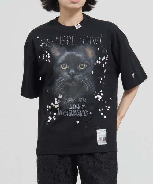 MIHARAYASUHIRO/ミハラヤスヒロ】EMBELLISHED DISTRESSED TEE/ライン