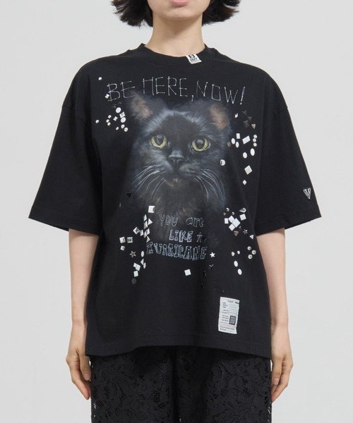 MIHARAYASUHIRO/ミハラヤスヒロ】EMBELLISHED DISTRESSED TEE
