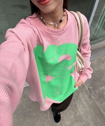 RePRODUCTION LABEL | 【RePRODUCTION LABEL / リプロダクションレーベル】フェードクルーネックサーマルロンT(Tシャツ/カットソー)