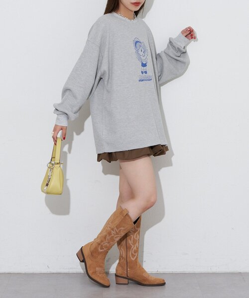 RePRODUCTION LABEL(リプロダクションレーベル)の「【RePRODUCTION LABEL / リプロダクションレーベル】フェードクルーネックサーマルロンT(Tシャツ/カットソー・レディース・ネイビー/ピンク/グレー/チャコールグレー・FREE)」の20枚目の写真