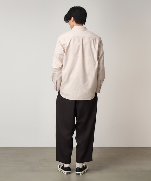 Gramicci（グラミチ）の「WOOL LIKE WIDE TAPERED PANT｜ウールライクテーパードパンツ（その他パンツ・メンズ・ブラック/グレー/ブラウン/チャコール・M/XXL/S/L/XL）」の7枚目の写真