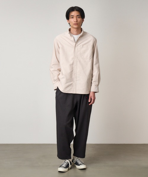 Gramicci（グラミチ）の「WOOL LIKE WIDE TAPERED PANT｜ウールライクテーパードパンツ（その他パンツ・メンズ・ブラック/グレー/ブラウン/チャコール・M/XXL/S/L/XL）」の9枚目の写真