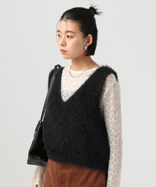 セール】[前後2WAY]ショートファーベスト（ベスト）｜BAYFLOW