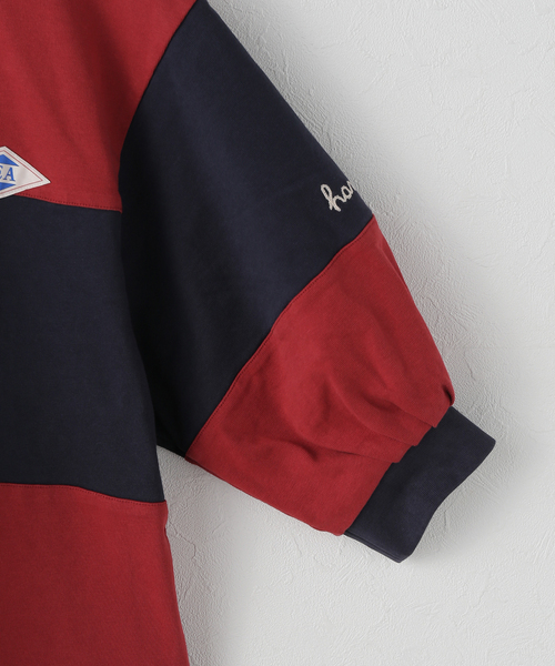 U by SPICK&SPAN(ユーバイスピックアンドスパン)の「SEA NEW YORK /シー ニューヨーク CAROLYN WORKWEAR RUGBY(Tシャツ/カットソー・レディース・レッド・SMALL)」の3枚目の写真