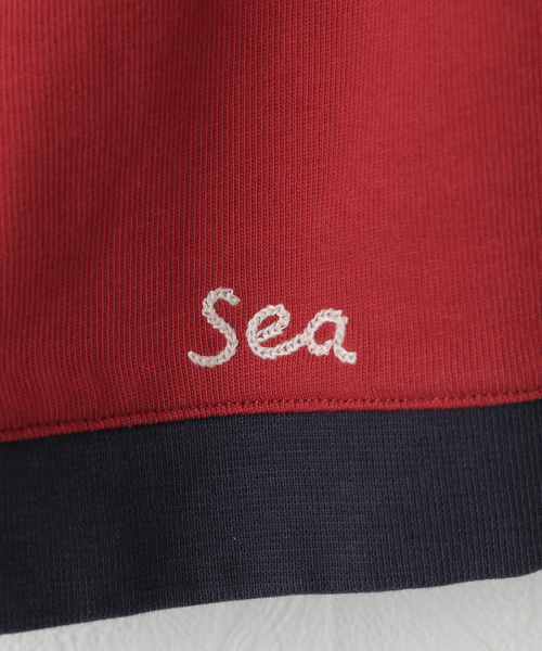 U by SPICK&SPAN(ユーバイスピックアンドスパン)の「SEA NEW YORK /シー ニューヨーク CAROLYN WORKWEAR RUGBY(Tシャツ/カットソー・レディース・レッド・SMALL)」の5枚目の写真