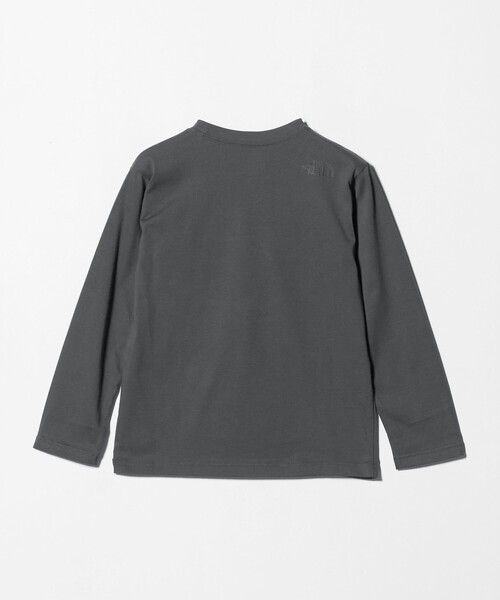 THE NORTH FACE（ザノースフェイス）の「＜THE NORTH FACE＞ロングスリーブ スモールスクエア ロゴティー / キッズ  130cm-160cm（Tシャツ/カットソー・キッズ・モカ/ダークグレー・160cm/130cm/150cm/140cm）」の13枚目の写真