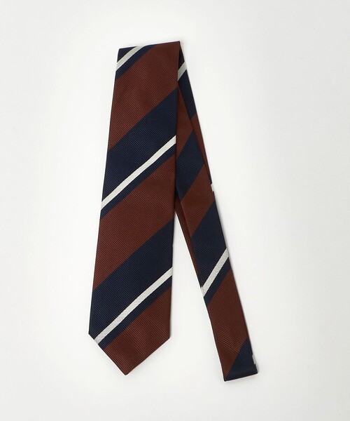 UNITED ARROWS（ユナイテッドアローズ）の「2カラー ワイドレジメンタル ネクタイ（ネクタイ・メンズ・ネイビー/ダークグレー・FREE）」の2枚目の写真