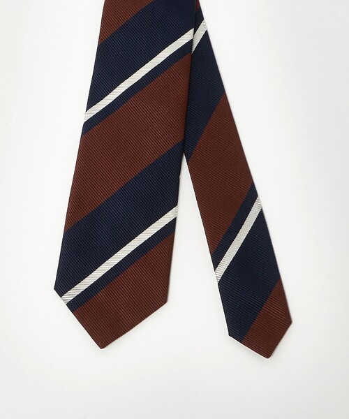 UNITED ARROWS（ユナイテッドアローズ）の「2カラー ワイドレジメンタル ネクタイ（ネクタイ・メンズ・ネイビー/ダークグレー・FREE）」の6枚目の写真