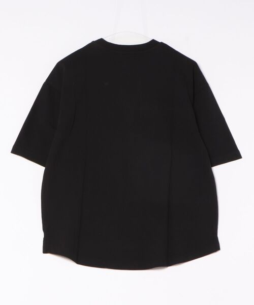 ALLSAINTS(オールセインツ)の「AMELIE SCRUNCH GRAPHIC T-SHIRT | AMELIE スクランチ グラフィック Tシャツ(Tシャツ/カットソー・レディース・ブラック・XS/S/M/L)」の7枚目の写真