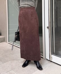 NOLLEY’S Sophi | 《セットアップ対応》フェイクスエードハイウエストタイトスカート(スカート)