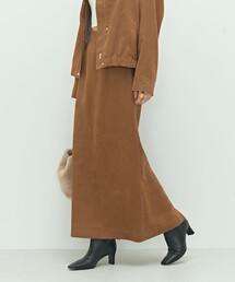 【オシャレ⭐NOLLEY'S】オレンジ　ボタン付きスカート　サイズ36 オシャレ⭐NOLLEY'S】オレンジ ボタン付きスカート サイズ36