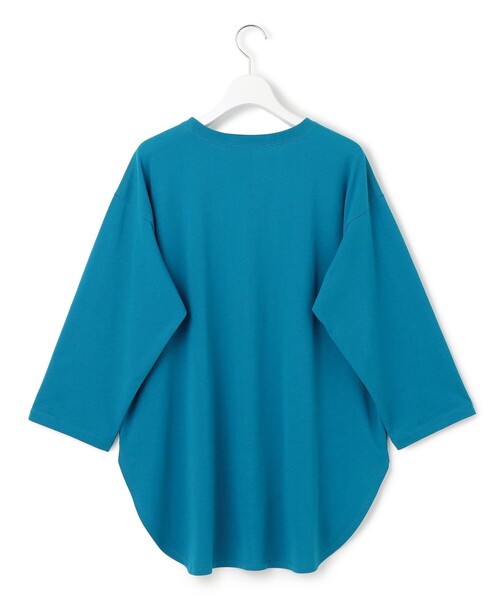 23区(ニジュウサンク)の「【SLOW/一部店舗限定】MVSコットン チュニック シンプルTEE(Tシャツ/カットソー・レディース・ダルブルー系/グレー系/カーキ系/ベージュ系・38)」の9枚目の写真