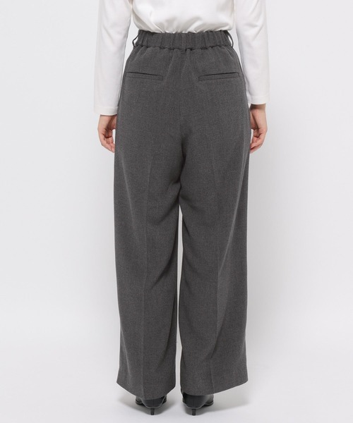 LOWRYS FARM（ローリーズファーム）の「ＴＲワイドパンツ  571460（スラックス・レディース・ブラック/チャコールグレー/アイボリー/ブラウン・LARGE/MEDIUM/SMALL）」の7枚目の写真