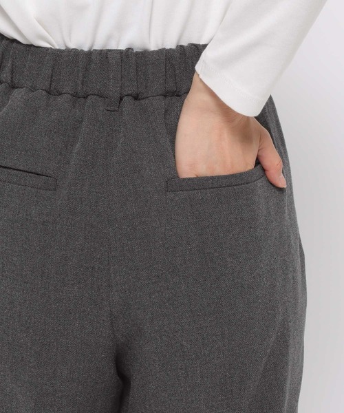 LOWRYS FARM（ローリーズファーム）の「ＴＲワイドパンツ  571460（スラックス・レディース・ブラック/チャコールグレー/アイボリー/ブラウン・LARGE/MEDIUM/SMALL）」の9枚目の写真