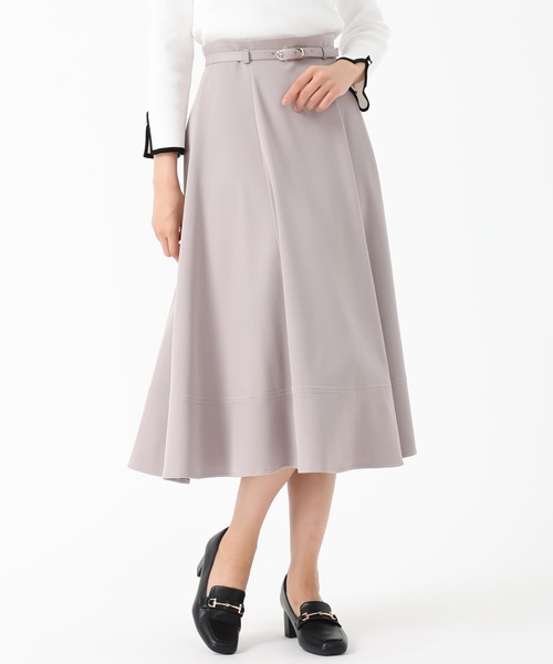 MISCH MASCH(ミッシュマッシュ)の「2025秋冬新作 ベルト付きフレアスカート(スカート・レディース・ブラック/グレー/ピンク/レッド・S/M)」の6枚目の写真